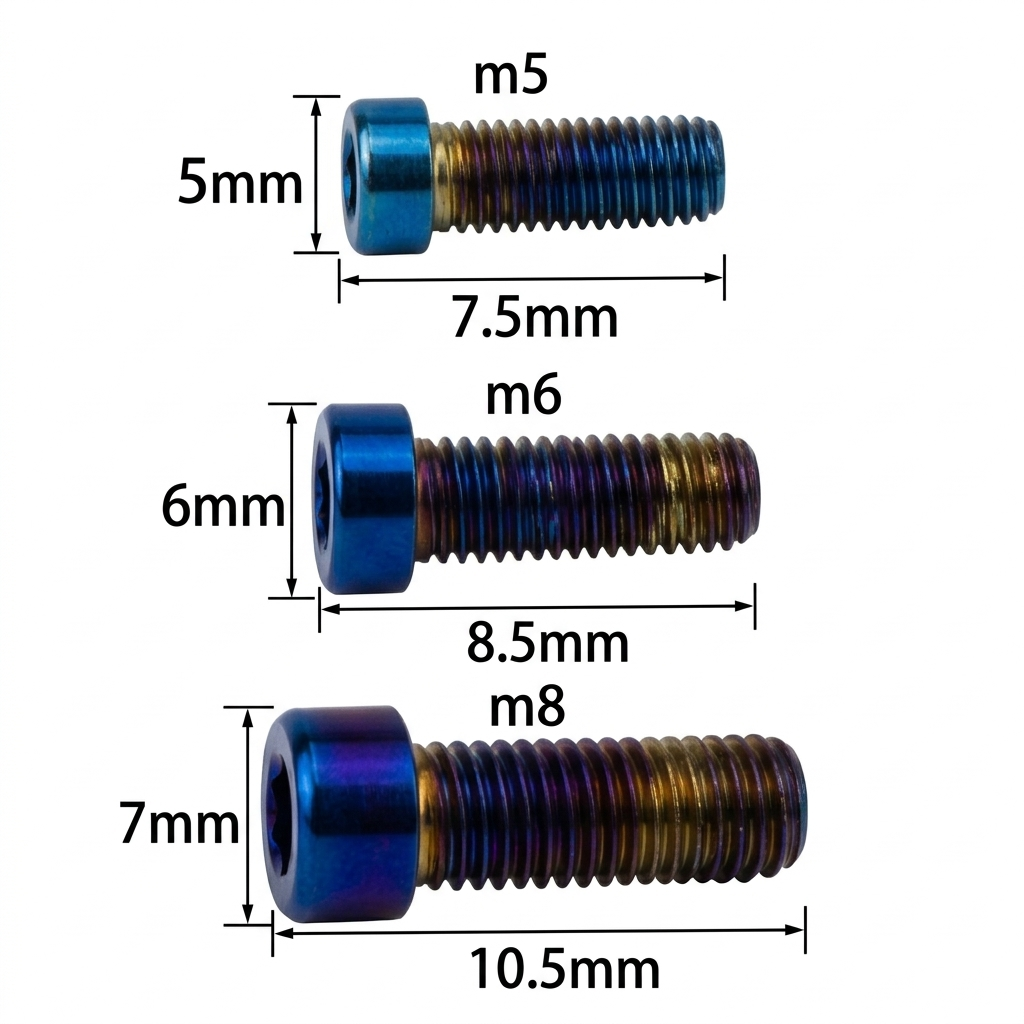 Titanium Bolts (Pre-order)