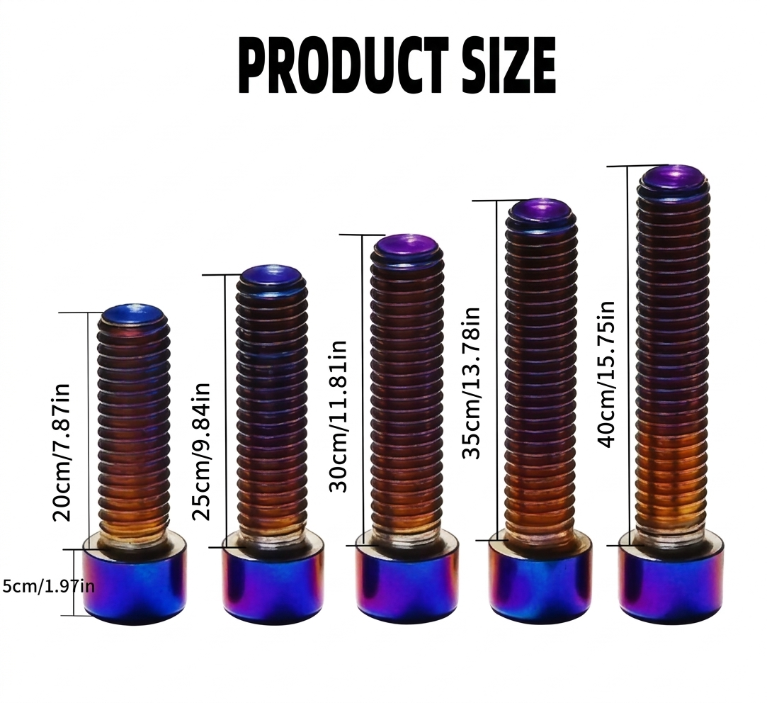 Titanium Bolts (Pre-order)
