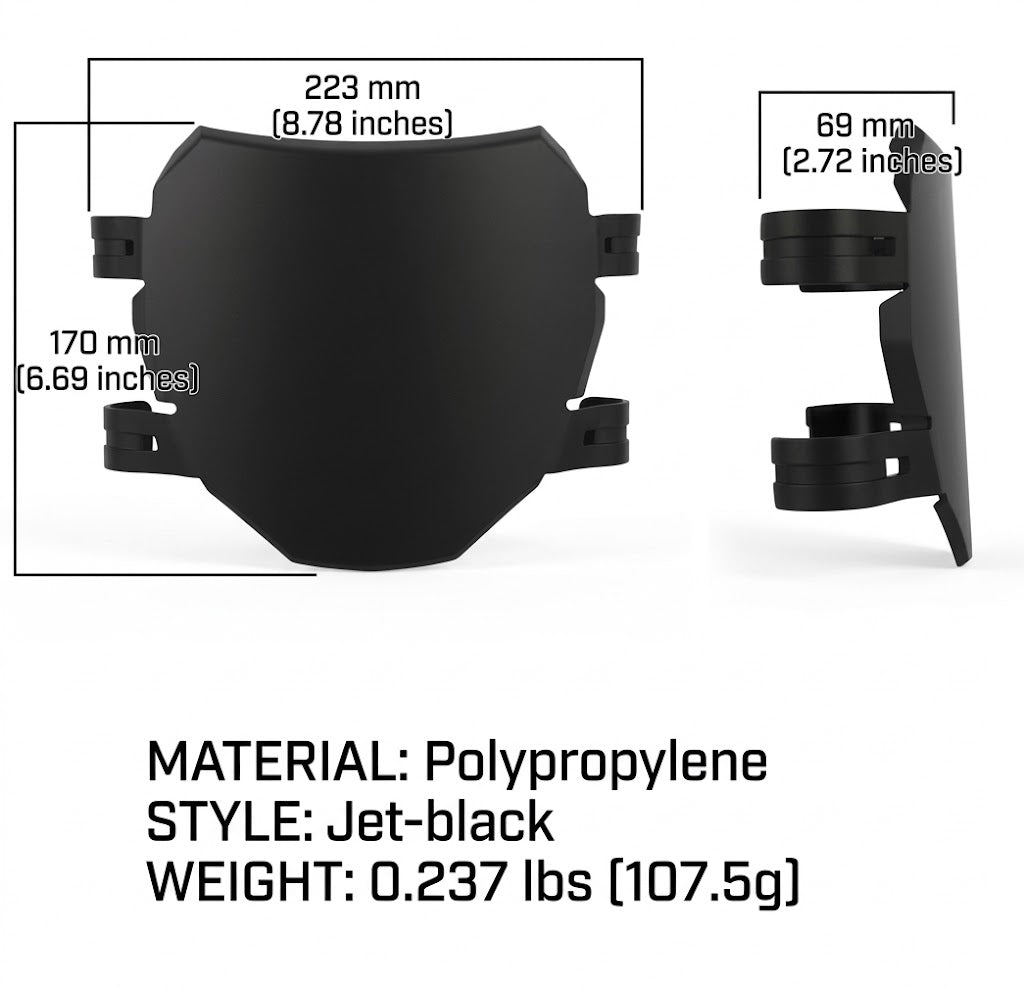 Number Plate - Black