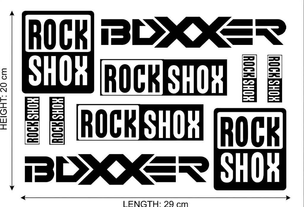 Rock Shock Decal Kit
